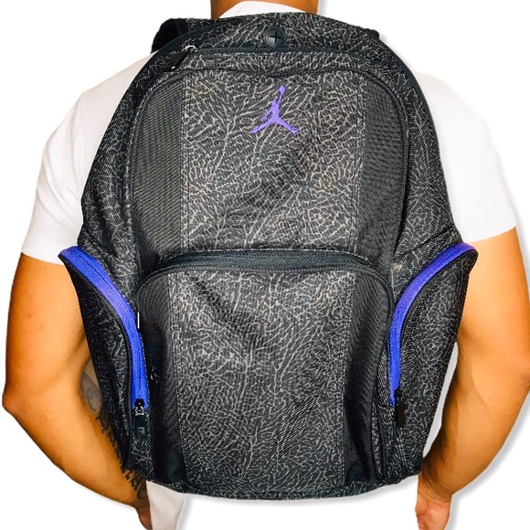 Jordan Other - Jordan RARE Concord Grape Elephant Print Backpack